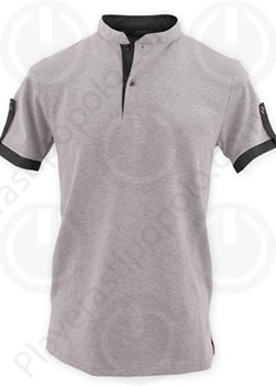 Playera Tipo Polo Cuello Mao