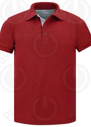 Playera Tipo Polo Roja
